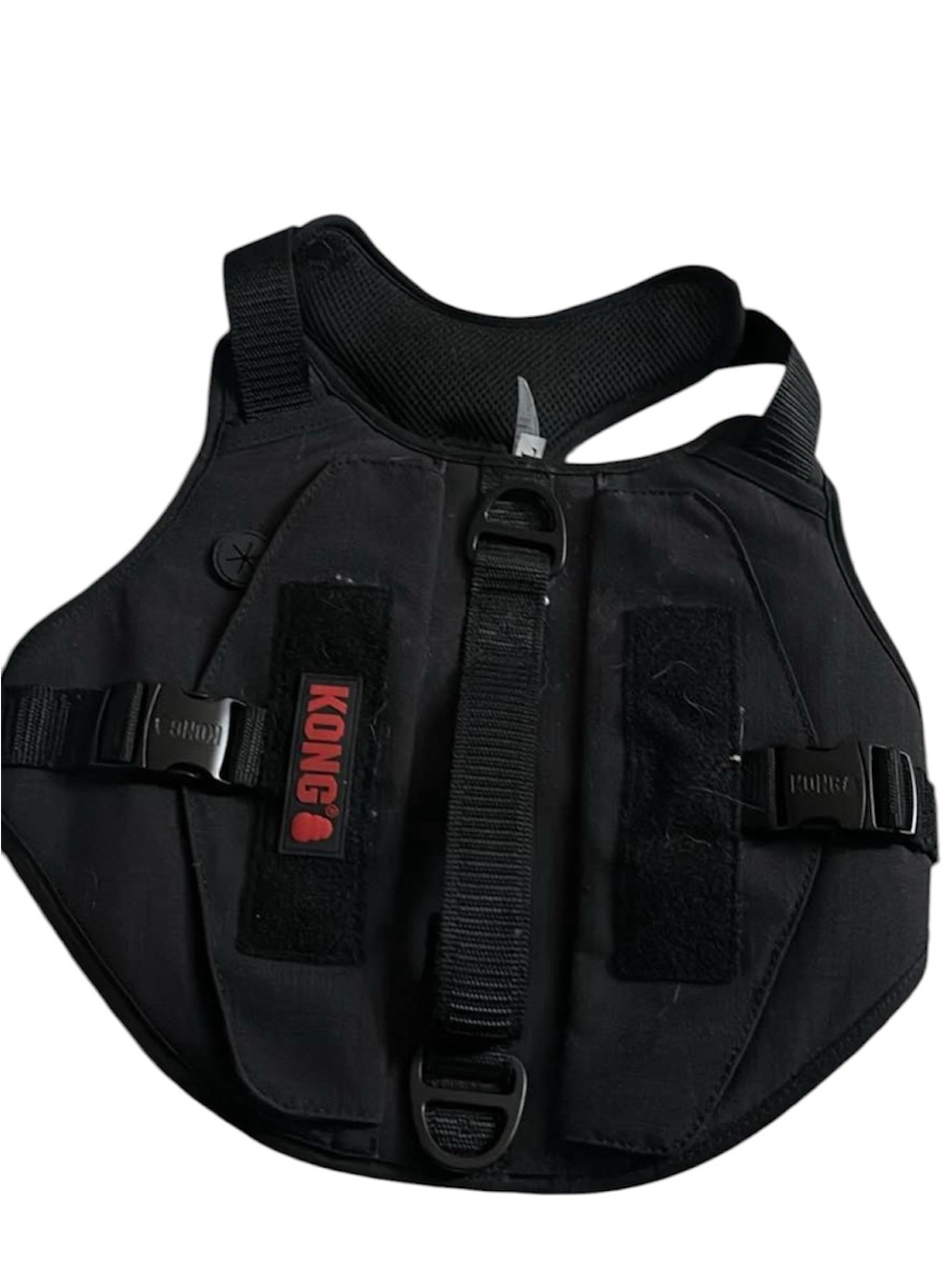 Kong Black Tactical Dog Harness Vest
